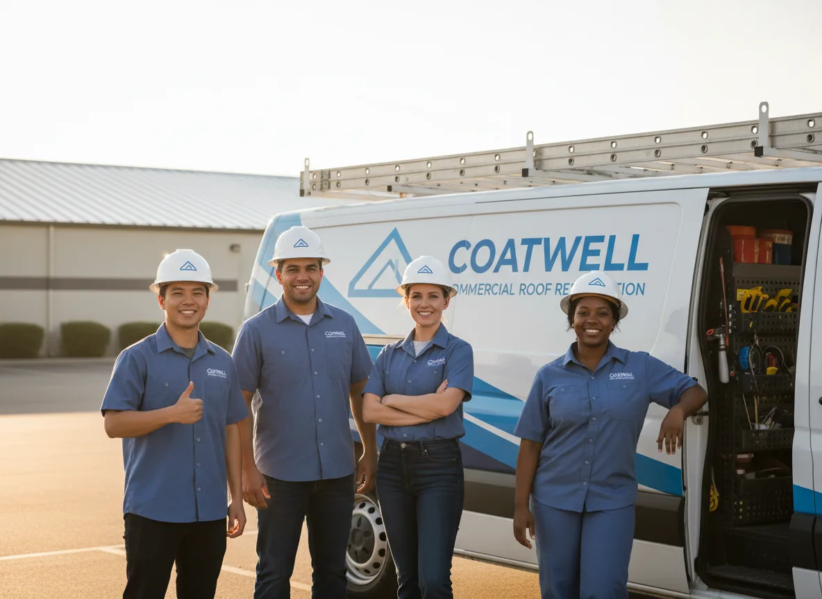 Commercial roof coating company in Murdock, IL